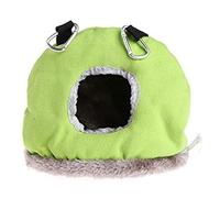 Winter Bird Bed Hanging Nest, Warm Snuggle Tent for Small Parrots & Pet Birds with Round Design