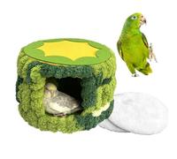 Winter Bird Bed - Plush Bird House in Cylinder Design, Warm and Comfortable | Hammock for Parakeets, Conures, Finches, Lovebirds, Squirrels, Ideal for Cold Wet Cages