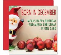 Winter Birthday Cards for Women Men - Fireplace - Happy Birthday Card for Mum Dad Brother Sister Son Daughter Nan Grandad, 145mm Bday Greeting Cards