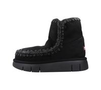 Black Suede Eskimo Ankle Boots - female - Mou - Winter Boots - Black - 7 UK - Shoes 7 UK