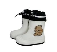 Winter Boots For Girls Size 13 - Girls For School And Outdoor Mid Calf Rain Comfortable Non Slip Footwear For Age 6 10 Spring Summer Fall (White 11-12Years)