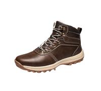 Winter Boots Men's Snow Boots Men's Ankle Boots Winter Boots Non-Slip Lace-Up Ankle Boots No Hiking Shoes Outdoor Shoes Winter for Hiking Work Camping, Bw2, 10 UK