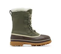 Sorel - Warm and waterproof après-ski boots - Caribou WP Stone Green Tobacco for Men in Leather - Size 9,5 UK - Khaki Khaki 9.5 UK
