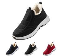 Winter Boots Unisex Ccouple Shoes For Him And Her Winter Fur Lined Boots Outdoor Warm Boot Arch Support Orthopedic Boot Walking Athletic Shoes For Cold Weather Non-Slip Ski Shoe For Women Men
