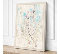 Winter Branch Network Canvas Wall Art Print 18x12 Inch