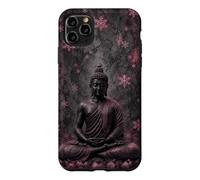 Winter Buddha Lotus Flower - Snow Flakes - Buddhism Buddhist Case for iPhone 11 Pro Max