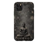 Winter Buddha Lotus Flower - Snow Flakes - Buddhism Buddhist Case for iPhone 11 Pro Max