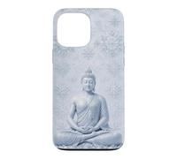 Winter Buddha Lotus Flower - Snow Flakes - Buddhism Buddhist Case for iPhone 13 Pro Max