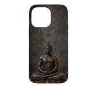 Winter Buddha Lotus Flower - Snow Flakes - Buddhism Buddhist Case for iPhone 14 Pro Max
