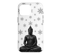 Winter Buddha Lotus Flower - Snow Flakes - Buddhism Buddhist Case for iPhone 16 Pro Max