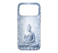 Winter Buddha Lotus Flower - Snow Flakes - Buddhism Buddhist Case for iPhone 17 Pro Max