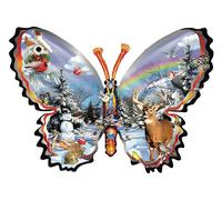 Winter Butterfly - Shaped