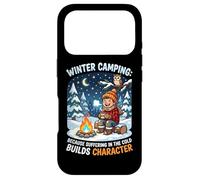 Winter Camping Because Suffering In Cold Builds Character Case for iPhone 17 Pro