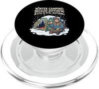 Winter Camping Because Suffering In Style Is Still PopSockets PopGrip for MagSafe