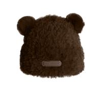 Winter Caps For Men, Cute Bear Knitted Winter Hat for Girls Adorable Warm Thick Knit Cap Kids Soft Headwear
