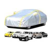 Winter Car Cover for VW Polo 2014-2017 Waterproof All-Weather Heavy-Duty Fleece-Lined Hail-Resistant Car Cover