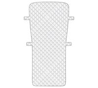 Winter Car Cover,Windproof Half Protector - Sunroof Cover | for Daily Commuting Cold Weather Overnight Parking Garage School Travel Holiday