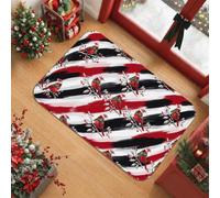 Winter Cardinal Holiday Theme Birds Christmas Area Rug 2' X 3'