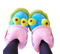 NEFLUM Winter Cartoon Slippers Women Funny Cute Snail Home Plush Shoes Indoor Cozy Flat Slides Furry Warm Cotton Slipper Girl Flip Flop