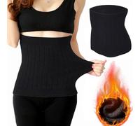Winter Cashmere Kidney Warmer,Cashmere Knit Warmer Belt Brace Stomach Kidney Warmer Belly Warmer Belt Kidney Protector Belt Thermal Abdominal Belt Elastic Waist Support Belt for Back Pain Relief
