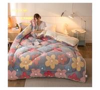 Winter Cashmere Quilt - Soft Warm Bed Quilt for Cozy Nights, Single Duvet with Cotton Wool Comforter, Double Duvet for Warm Winter Nights - Soft Comfy Bedding