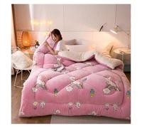 Winter Cashmere Quilt - Soft Warm Bed Quilt for Cozy Nights, Single Duvet with Cotton Wool Comforter, Double Duvet for Warm Winter Nights - Soft Comfy Bedding