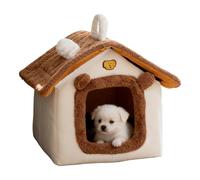 Winter Cat Bed, Plush Enclosed Cat Bed with Handle, Luminous Cat Bed, Cat House, Cuddly Cave, Play and Nap, Cat Bed, Bedroom, Garage, Living Room