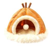 Winter Cat Bed - Washable Warm Plush - Winter Cat House for Pets, for Small to Large Breeds in the Bedroom, Living Room and Garage for Playing, Resting and Sleeping