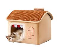 Winter Cat House,Comfortable Kitten House Cat Bed Cave - Large Space Sleeping Bed Warm Cave Nest for Home Pet Shops
