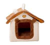 Winter Cat House, Warm Plush Space-Saving, Winter Cat House and Sleeping Nest, for the Living Room, Bedroom, Windowsill, Balcony, for Playing, Rest and Nap