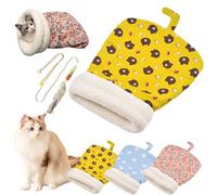 Winter Cat Sleeping Bag, Kitty Sleeping Bag, Cat Winter Sleeping Bag, Pet Sleeping Bag, Cozy Cat Beds For Indoor Cats, Dog, Cat, Winter Warm Sleeping Bag, Plush Soft Pet Bed, Comfort Bed (1PC-A)