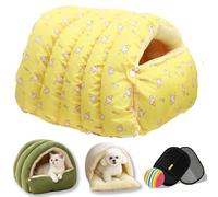 Winter Cave, Cozy Monster Cat Bed, Removable and Washable Cozy Winter Bed for Cats, Safe and Spacious Plush Pet Cave Suitable for Cats and Dogs of Different Sizes