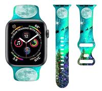 Winter Christmas Gnomes Snowman Tree Bands Compatible with Apple Watch Band 42MM 44MM 45MM 49MM, Silicone Strap Compatible with iWatch Bands Ultra Series SE 9 8 7 6 5 4 3 2 1 for Women Men