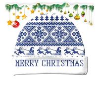 Winter Christmas Hats, Christmas Hat for Men and Women - Christmas Knitted Hat for Men and Women | Warm Soft Outdoor Hats, Cute Snowflake Skull Hat