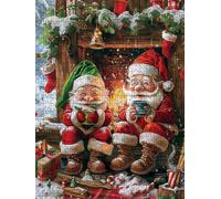 Winter Christmas Jigsaw Puzzle 2000 Piece, Puzzles for Adults 2000, The Impossible Challenge, Jigsaw Puzzle Games Classic Educational, Wooden Puzzles, for Home Wall Decoration Gift FNKL1-261
