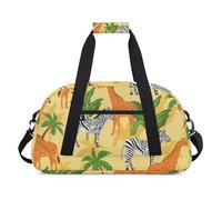 Winter Christmas Theme Design Gym Bag Sports Duffle Bag Weekend Sleepover Duffel Bags Small Travel Tote for Overnight Workout Gymnastics Dance Ballet, African Pattern, 18.9 x 8.7 x 10.6 in, Duffel