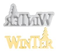 Winter Christmas Tree Candle Mould 3D Candle Moulds for Christmas
