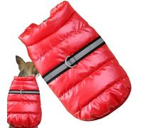 Winter Clothes for Small Dogs, Winter Jacket for Small Dogs, Warm Dog Coat with Reflective Stripes and Integrated Hole for the Harness, Cuddly Snow Vest, Puppy Jacket, Pet Bed