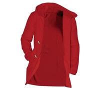 Winter Coat Men's Long Wool Coat Slim Fit Single Breasted Lapel Men's Coat Business Trench Coat with Hood Autumn Coat Transition Coat Outerwear Plain Transition Jacket Men's Trench Coa, red, 3XL