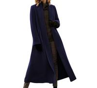 Winter Coat Womens Winter Coats Warm Jackets from Casual Weekends to Smart Occasions Elegant Jacket to Gathering Loose-Fitting Coats Classic Parka with Pockets Dark Blue 3XL