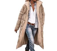 Winter Coats for Women: Long Hooded Longline Rain Trench Coat, Red Zip-Up Hoodie, Fleece Oversized Hoodie, Puffer Jacket With Hood