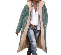 Winter Coats for Women ukWinter Jackets for Women UK Ladies Fashionable Longline Warm Winter Coat Double Faced Waterproof Coats Long Sleeve Hooded Down Jacket Warm up Outfitsmint Green L
