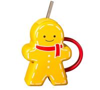 Winter Coffee Mug, Man Coffee Cup, Cute Novelty Mug with Lid | Aesthetic Mug 450ml Funny Tea Cups with Lid for Milk Tea,