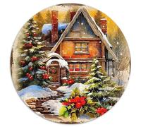 Winter Cottage Painting 1000 Piece Jigsaw Puzzle For Adults Educational Games Stress Relief Puzzle Cultivate The Spirit of Teamwork For Adults Gifts 1000pcs (67.5x67.5cm)