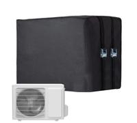 Winter Cover for Air Conditioners - Window Air Conditioning Cover Waterproof Insulated Protective Cover Adjustable Buckles for Compressor Condenser Protection