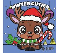 Winter Cuties: Bold & Easy Coloring Book