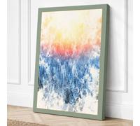 Winter Dawn Light Scandinavian Canvas Wall Art Print 18x12 Inch | Ready to Hang, Gallery Wrapped, Fade-Resistant Inks, Securely Packaged, UK Made