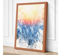 Winter Dawn Light Scandinavian Canvas Wall Art Print 36x24 Inch | Ready to Hang, Gallery Wrapped, Fade-Resistant Inks, Securely Packaged, UK Made