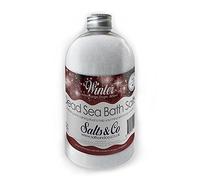 Winter Dead Sea Salts - Frankincense, Ginger & Juniper Essential Oils - Salts & Co Organic Natural Aromatherapy Bath Salts - 500g