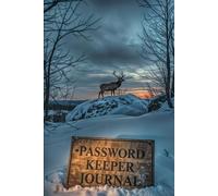 Winter Deer Password Keeper Journal | Elegant Nature-Inspired Logbook for Secure Password Tracking
